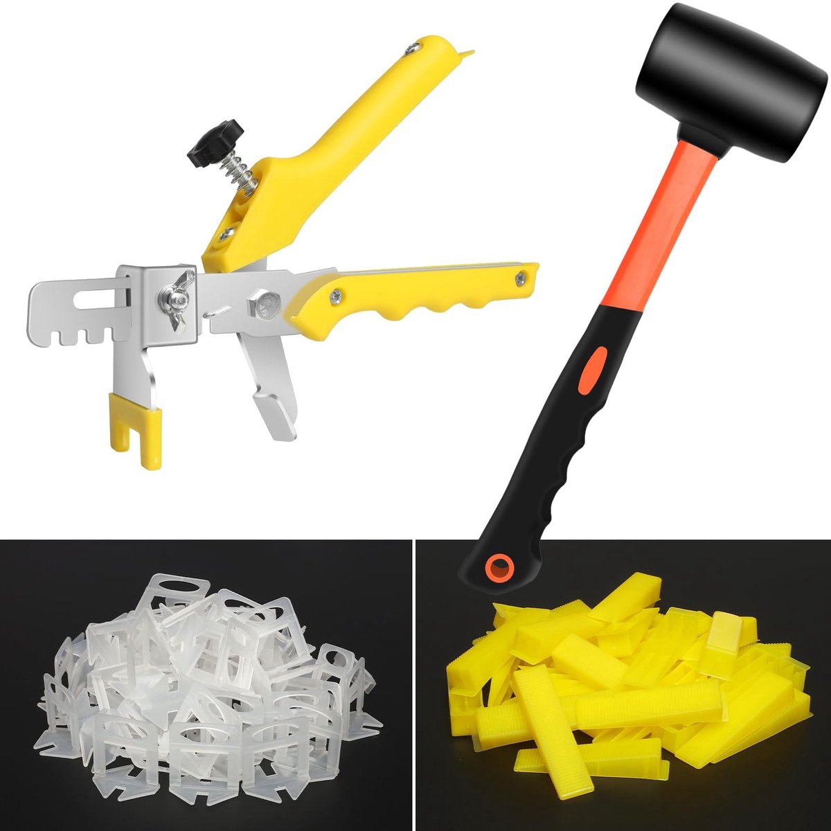 Dailygoods - Tegelnivelleringssysteemset - 500-delige Set voor Tegels