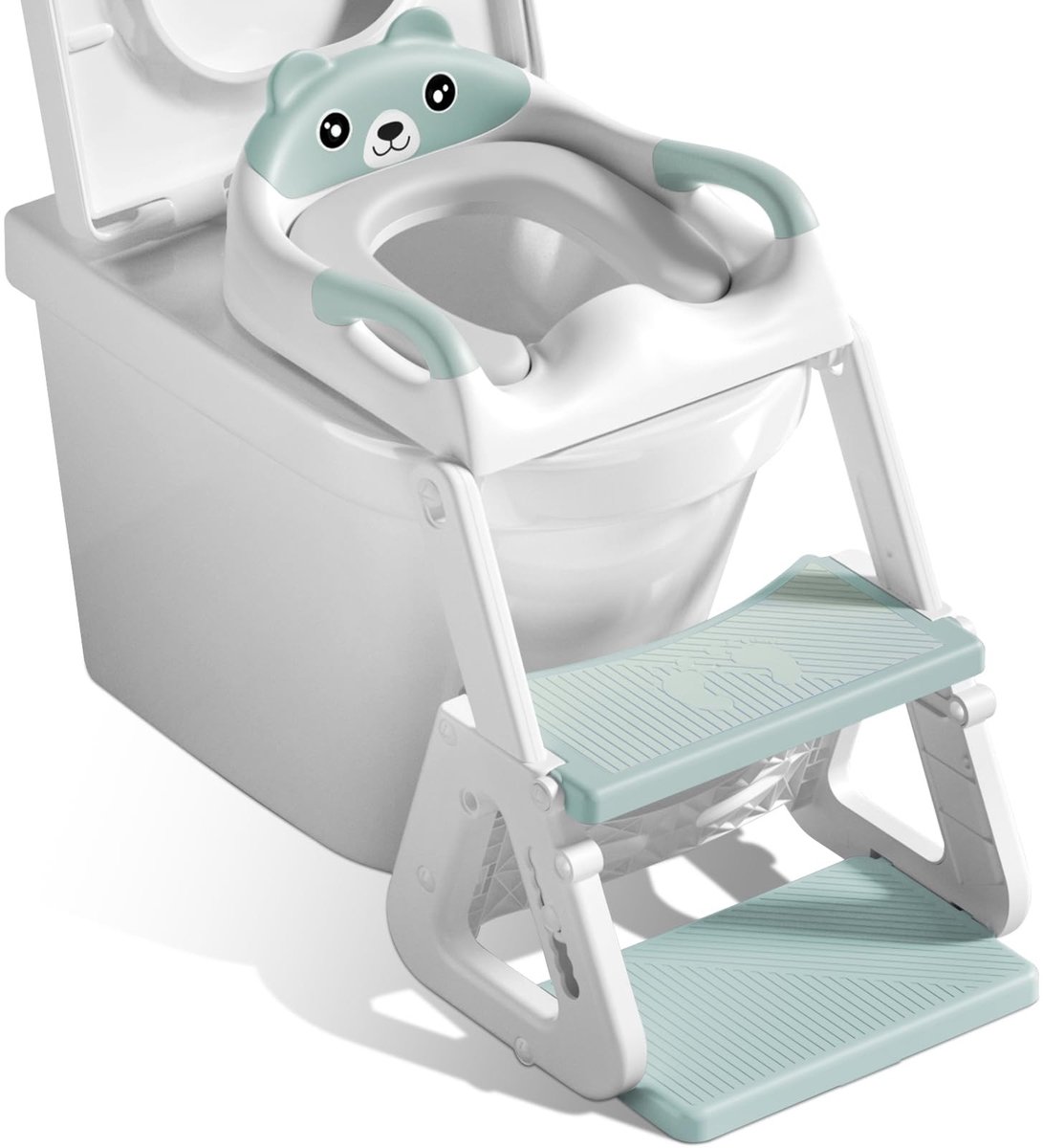 Dailygoods - Kinder Toiletzitting met Trap - Verstelbare Potty voor Kinderen