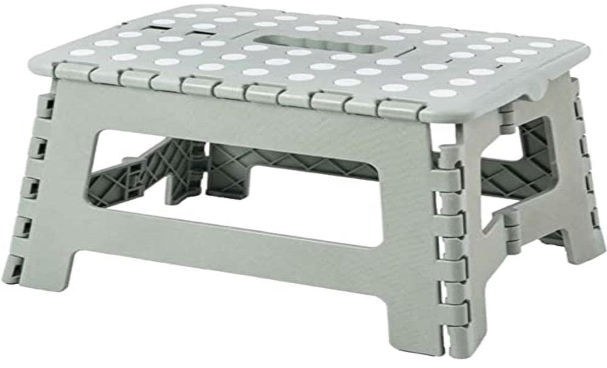 Dailygoods - Opvouwbare Stapstoel - Hoogte 21 cm van PVC