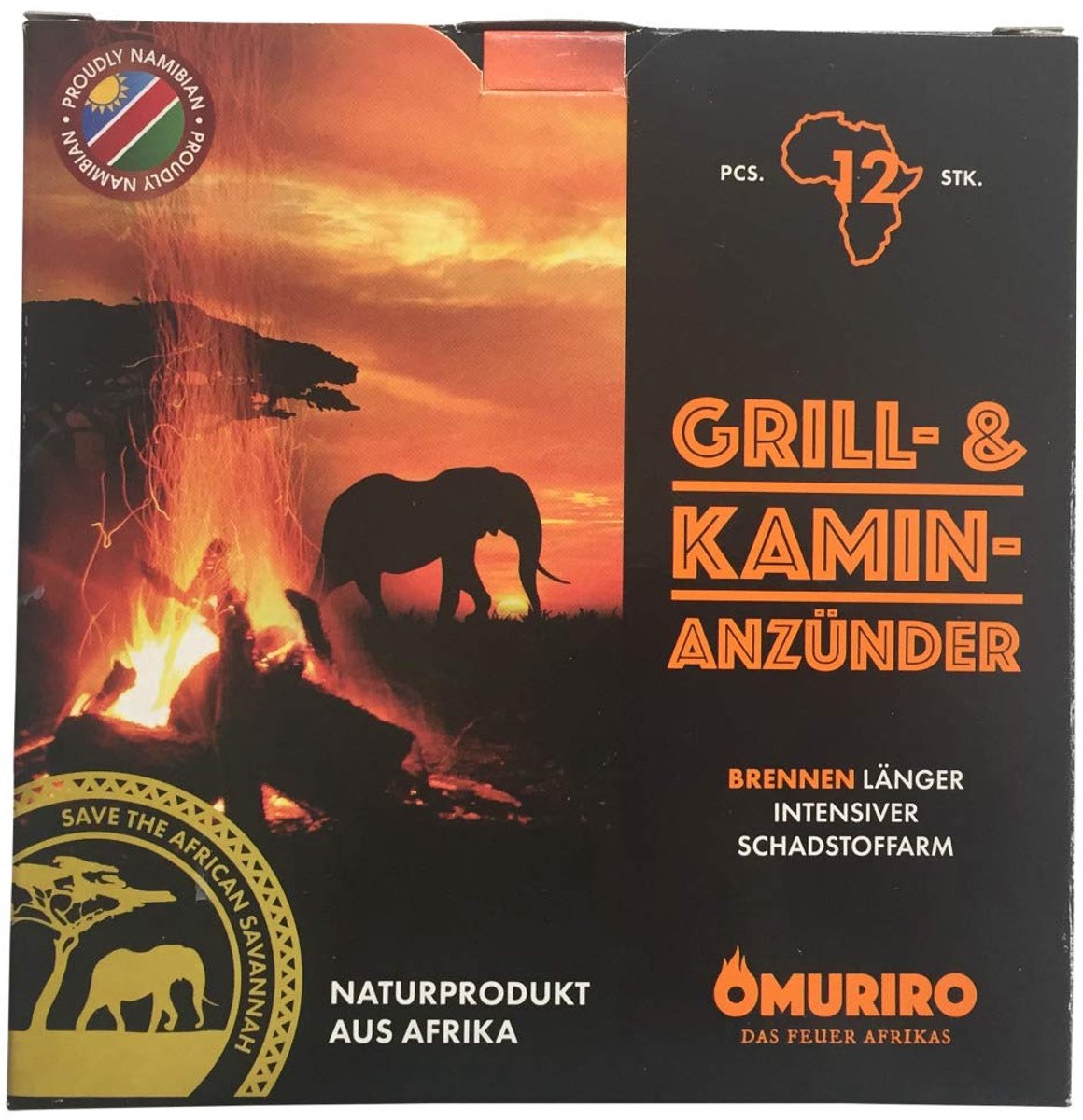 Dailygoods - Omuriro Barbecue- en Open Haard Aanmaakblokjes - 12 Stuks