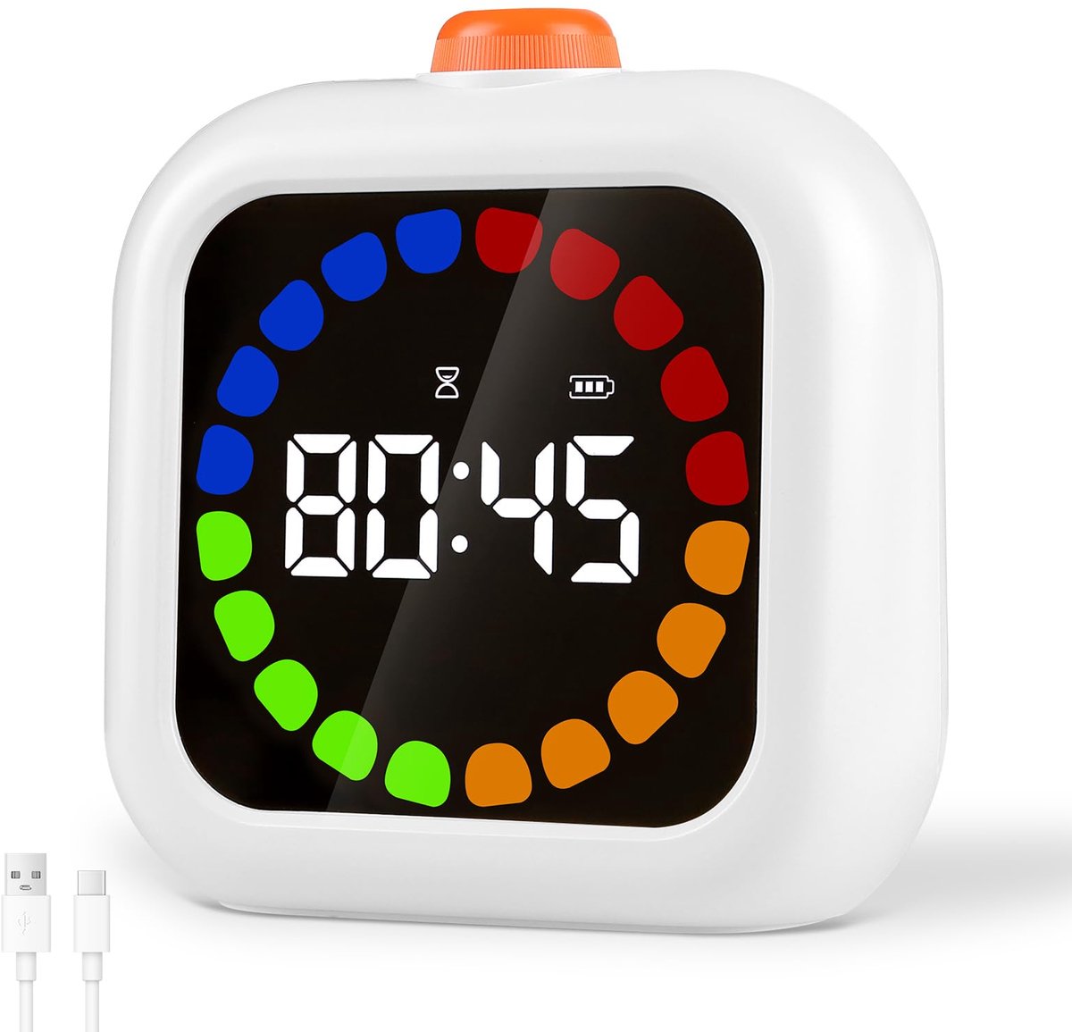 Dailygoods - Visuele 99-minuten Timer met Gekleurde Voortgangsbalk