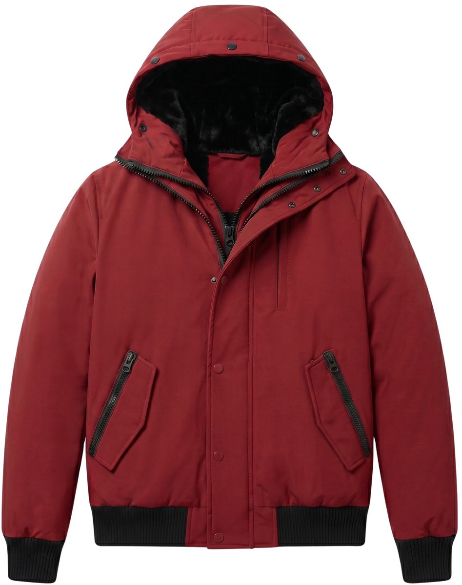Jassen Heren - Heren Jassen Winter - LF7015 - Rood - Maat M