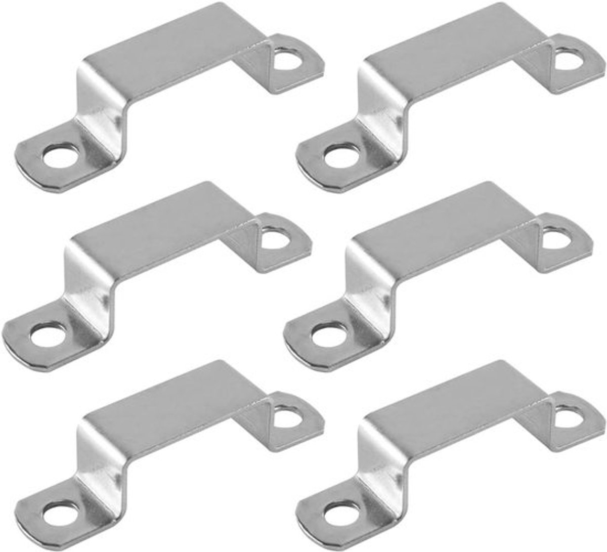 U-vormige connectorbeugels voor Hekplaatbeugels 40mm x 20mm | Geschikt voor loodgieterswerk, Elektrische deuren en ramen | Sterke materialen, eenvoudig te bevestigen.