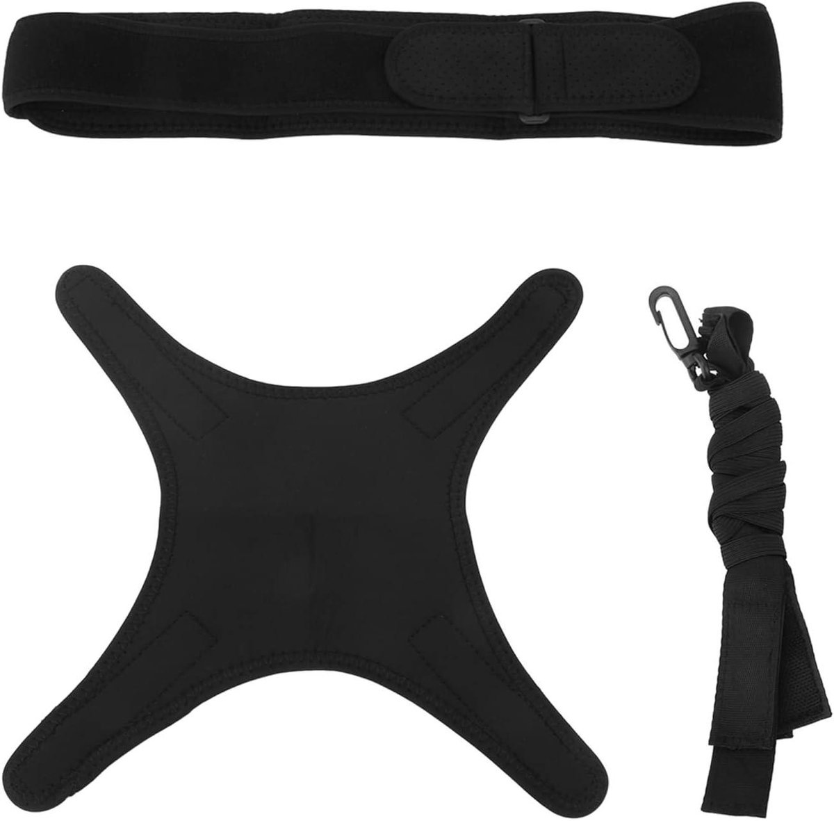 Voetbal Kick Trainer - Bal Trainer Riem - Balcontrole Verbeteren - 360 Graden Rotatie - Tot 5 Meter - Zwart