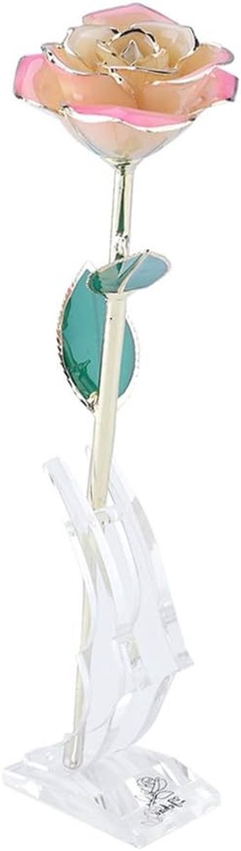 Gouden Roos - Eeuwige Bloem - Romantisch Cadeau - Echt 24K Goud - 33 cm - Goud
