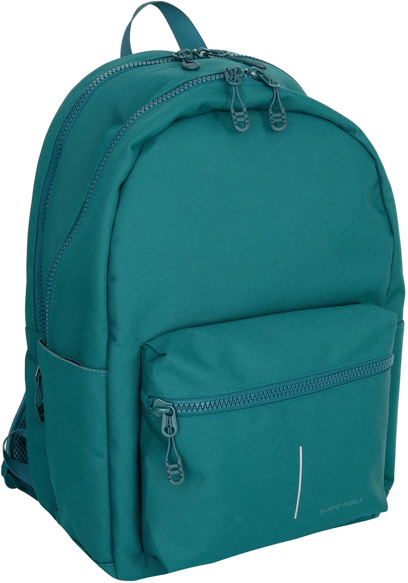 New Rebels Valor Hartley Rugtas 14 Inch Laptop Rugzak Schooltas 900D Polyester 30 x 25 x 45 cm Ocean blue