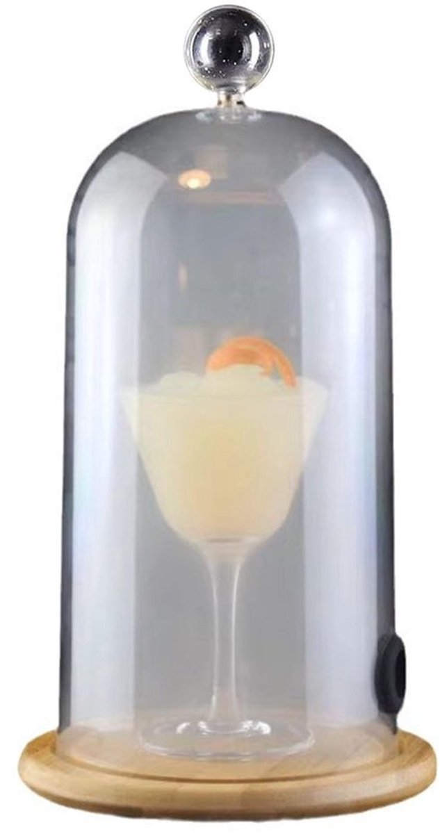 Roken Cloche Veilig Acryl - Rokende Cloche Accessoire - Cocktail Roker - Keuken/Restaurant - BBQ - Eenvoudig te Reinigen - Rookdome