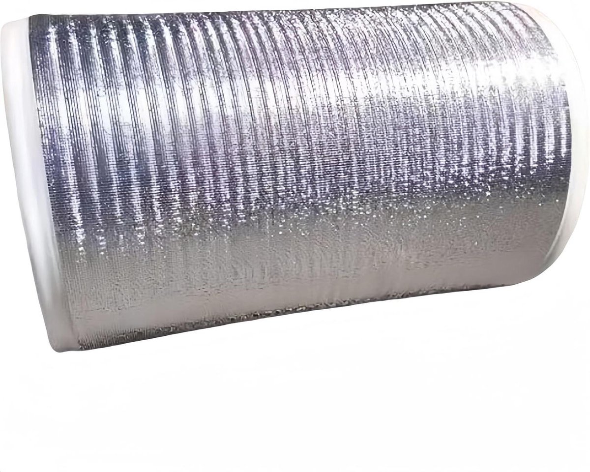 Radiatorfolie Isolatie - Warmtefolie Reflecterende Rol - Warmteverlies Voorkomen - Reflecteert Warmte Terug - 2 x 0.9 meter - Aluminium