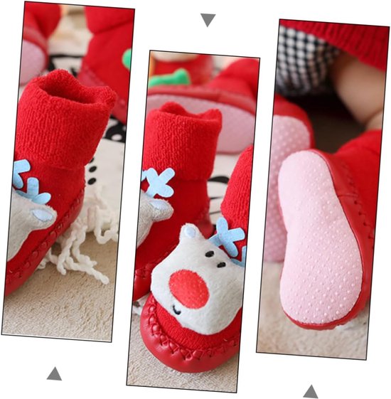 Babysokken - Huissokken Vloersokken - Comfortabel Dragen - Antislip Zool - 0-24 Maanden - Blauw — afbeelding 4