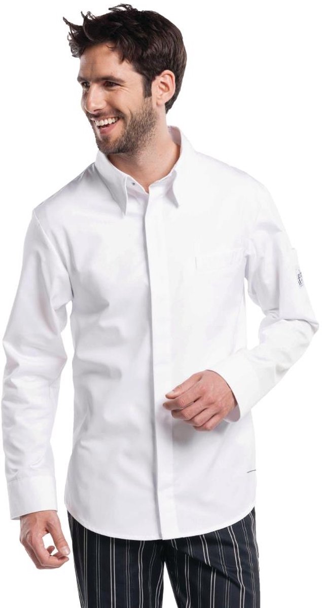 Chaud Devant Chef Shirt Wit - Chaud Devant B504-S - Horeca & Professioneel
