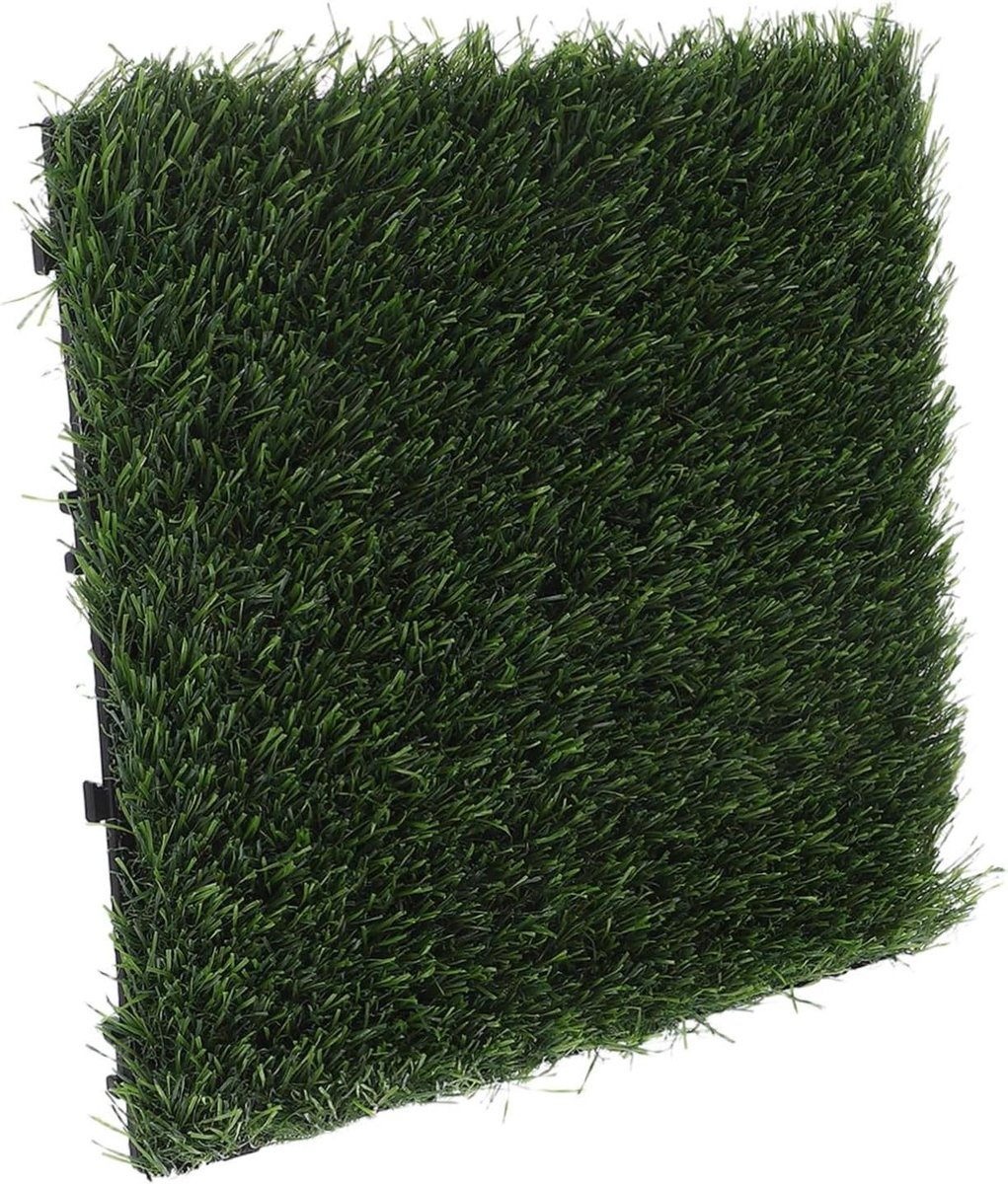 Kunstgras Tapijt - Valse Grasmat - Tuin Decoratie - Realistische Look - 30 x 30 cm - Groen