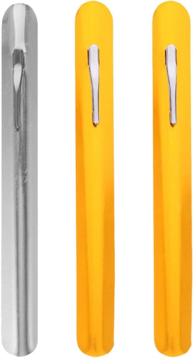 Kruimelveger Set - Tafelreiniger - Snel Tafel Schoonmaken - Met Handige Clip - 15 cm - Diverse kleuren