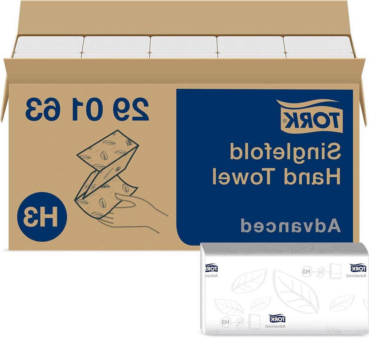 Handdoeken V-gevouwen - Papieren Handdoeken - Hygiënisch Drogen - Efficiënte Absorptie - 250 Stuks - Wit