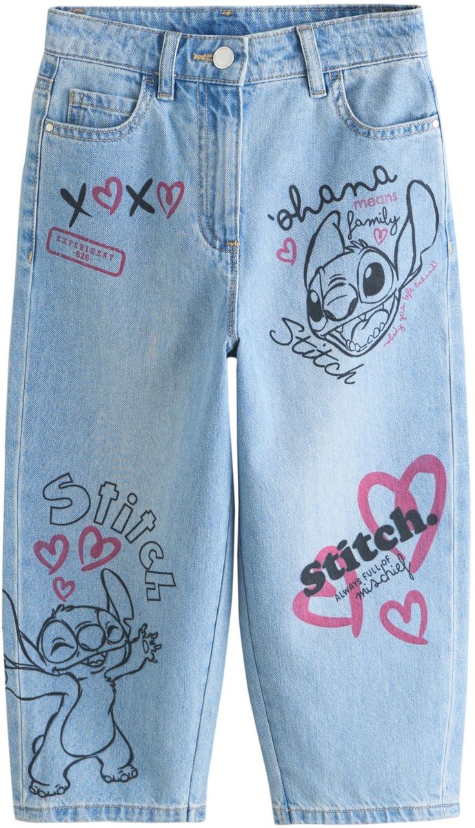 Next - Meisjes - Barrel jeans - Blauw