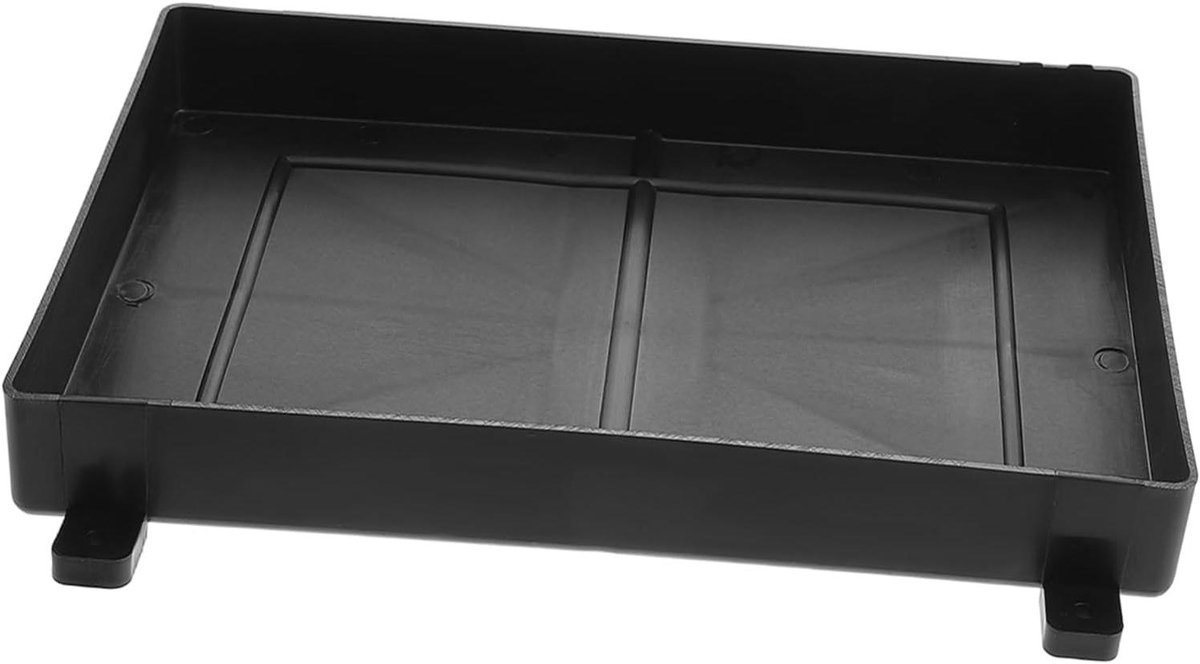 Accubak Auto Boot - Batterijhouder Caddy - Stroomvoorziening Organiseren - Waterdicht Stofdicht - 28.30X18.00X3.00CM - Zwart