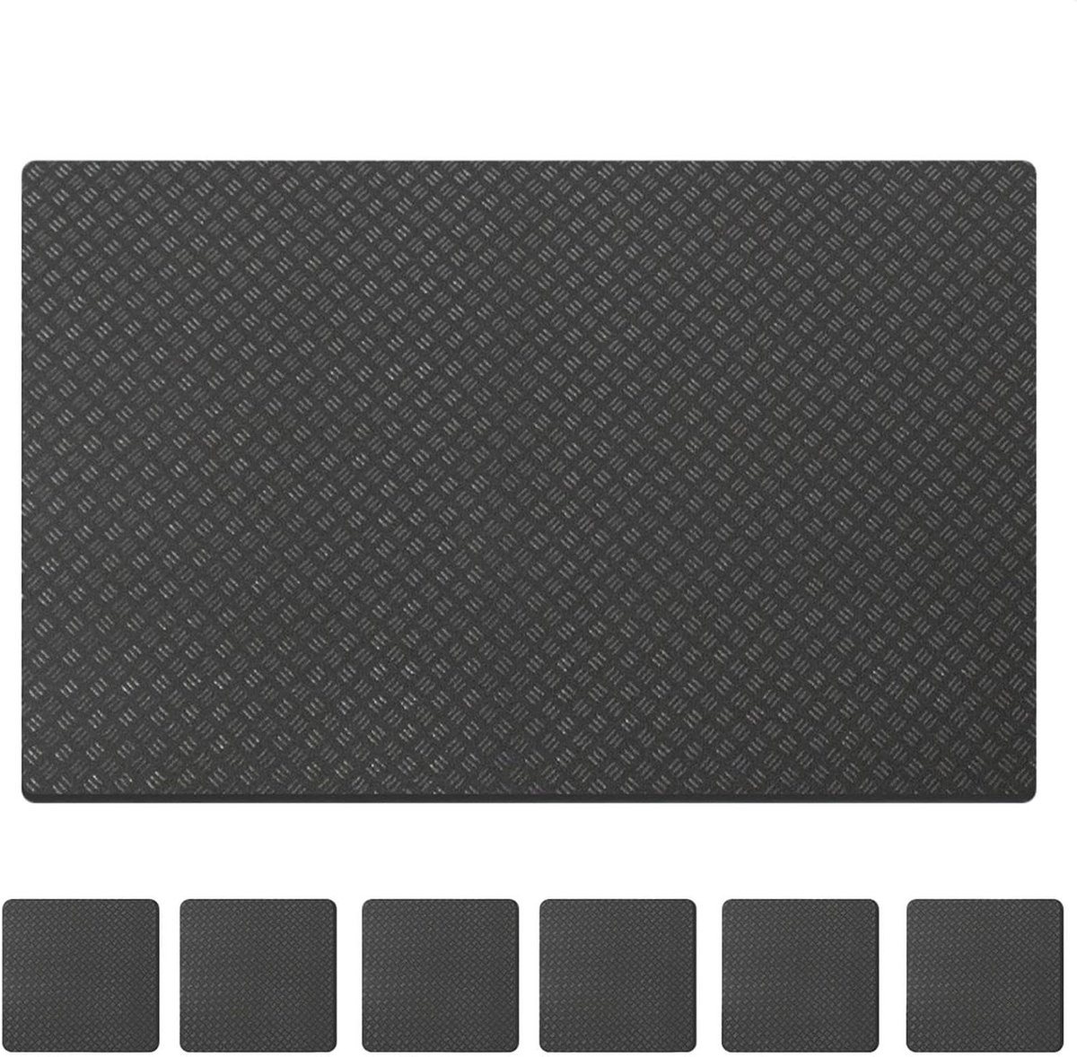 Oefenmat - Beschermmat Vloermat - Fitnessapparatuur Beschermen - Anti-vibratie - 43 x 10 cm - Meerkleurig