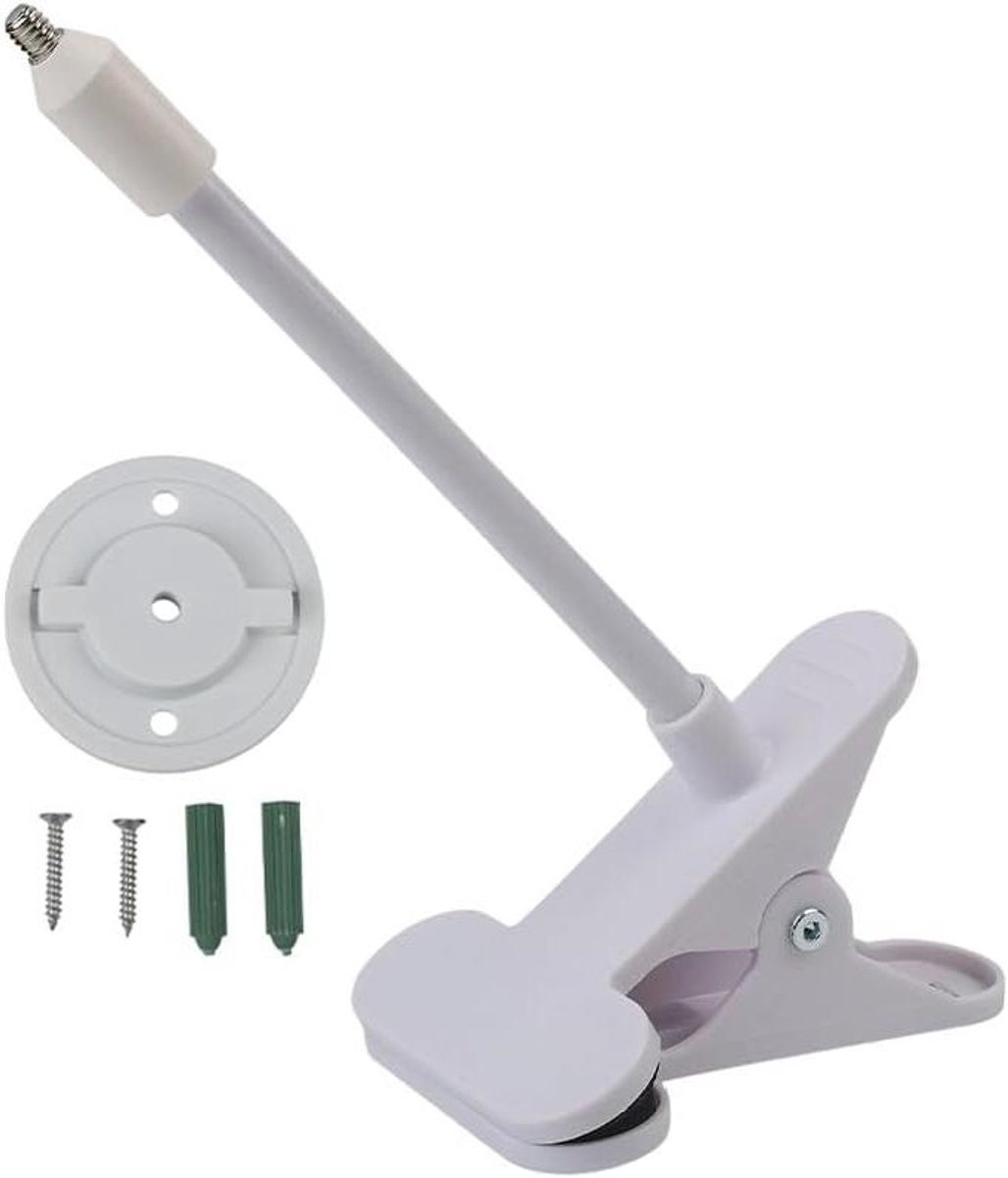 Flexibele Camera Klem - Verstelbare Houder - Veilige Bevestiging - Schadevrij Ontwerp - 18 cm - Wit