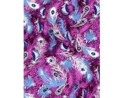 Décopatch Papier - Decoupage Papier - Decoreren van Objecten - Scheurt Niet Bij Lijmen - 20 Vellen 395x298mm - Paars Roze