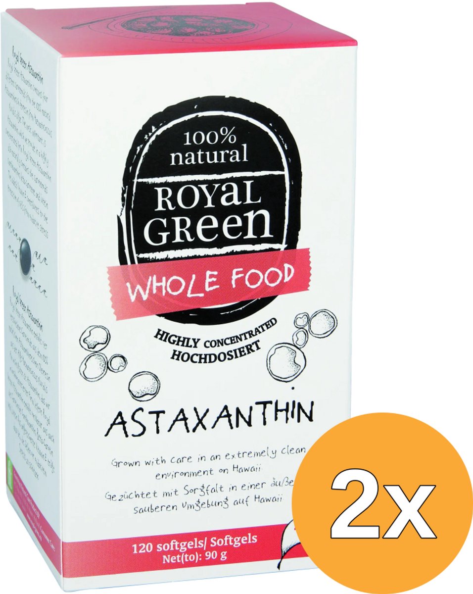 2x Royal Green Astaxanthine (120 softgels)