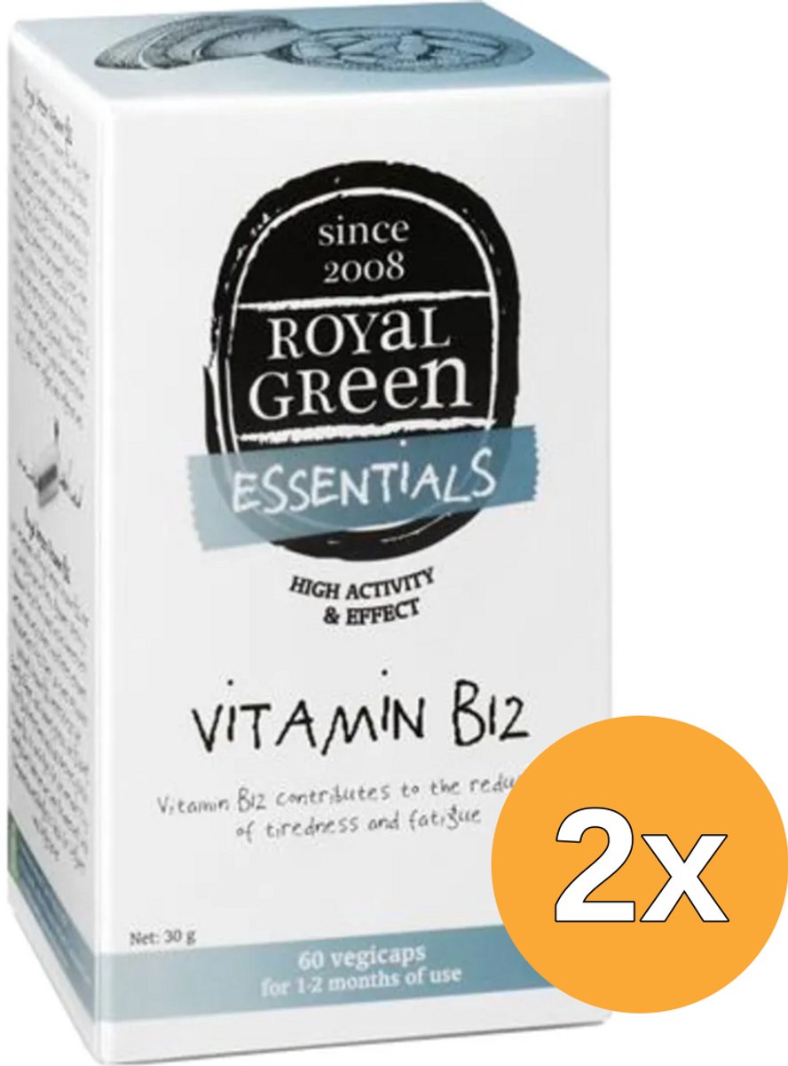 2x Royal Green Vitamine B12 (60 vega capsules)