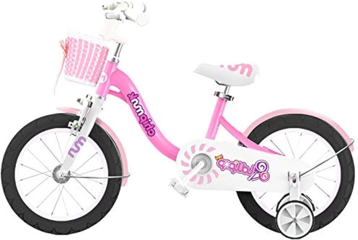 Kinderfiets - Jongensfiets Meisjesfiets - Leren Fietsen - Twee Handremmen - 12-18 Inch - Roze