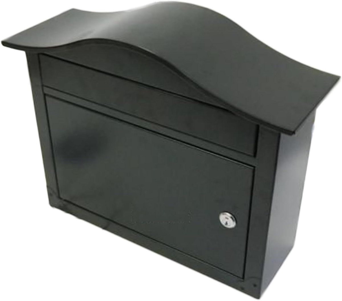 Brievenbus - Wandmontage Pakketbus - Post Ontvangen - Grote Capaciteit - 38x34x15 cm - Zilver