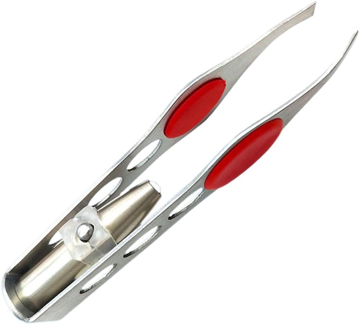 Gezichtshaarpincet met LED - Wenkbrauwpincet Ontharingspincet - Precisie Ontharen - Ergonomische Antislip Grip - 21 g - Meerkleurig