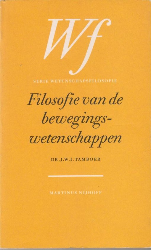 FILOSOFIE BEWEGINGSWETENSCHAP - cover