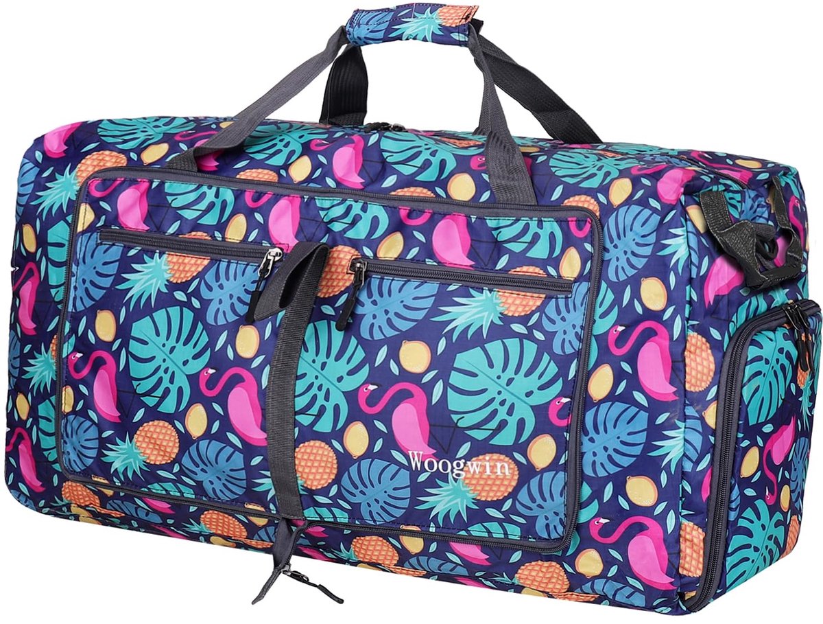 SnelShoppen - 100L Opvouwbare Sporttas met Schoenenvakken - Waterdichte Reistas voor Heren en Dames - Ideaal voor Sport, Vakantie en Sportschool