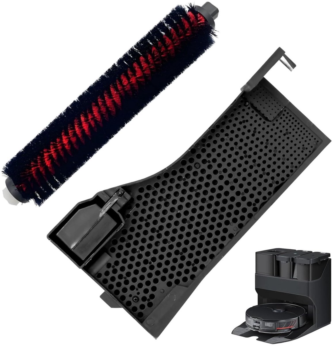 Dailygoods - Onderhoudsborstel en Waterfilter Set voor Robotstofzuigers
