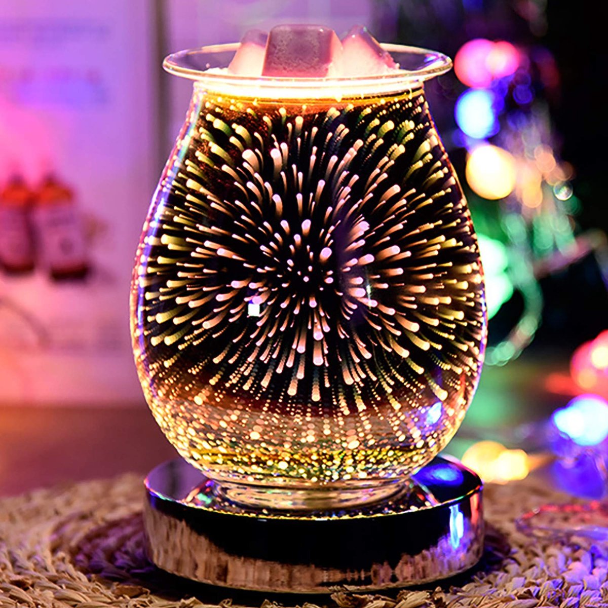 Dailygoods - 3D Aromatherapie Lamp - Elektrische Geurkaars en Nachtlampje