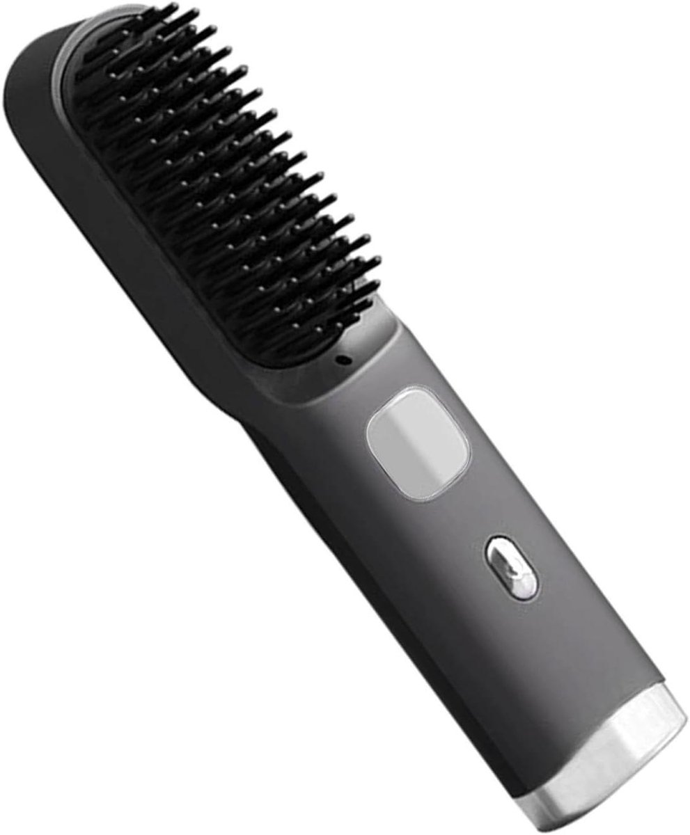 Haarstijltang Borstel - Stijltang Kam - Haar Stylen - Draadloos en Anti-verbranding - 27 x 5 x 5 cm