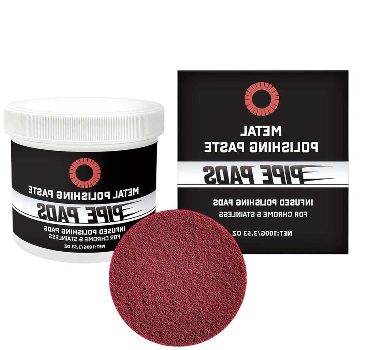 Polijstpasta Metaal - Metaalpolish Glanspasta - Metaal Opknappen - Verwijdert Oxidatie - 100 g - Wit