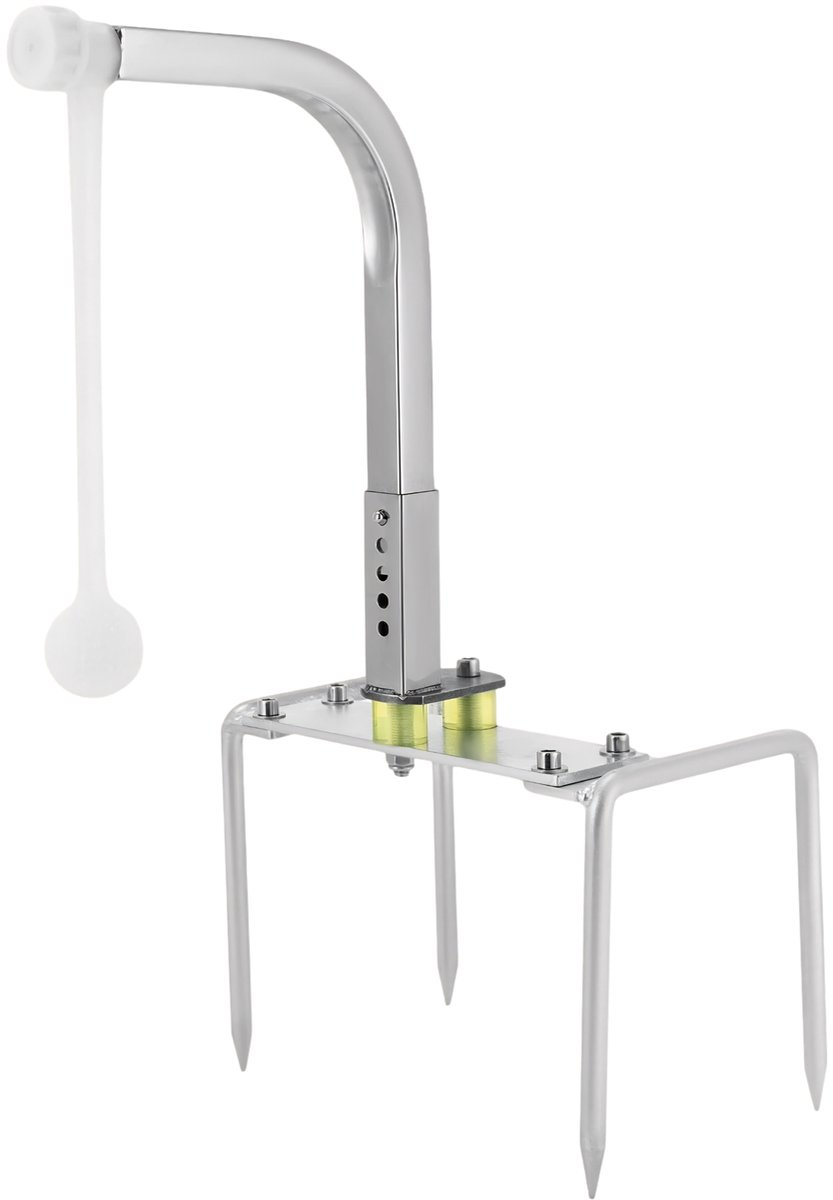 Golf Swing Trainer – Duurzaam Metalen Golf Trainingshulpmiddel met 5-voudig Verstelbare Hoogte voor Swingtraining – Zilver