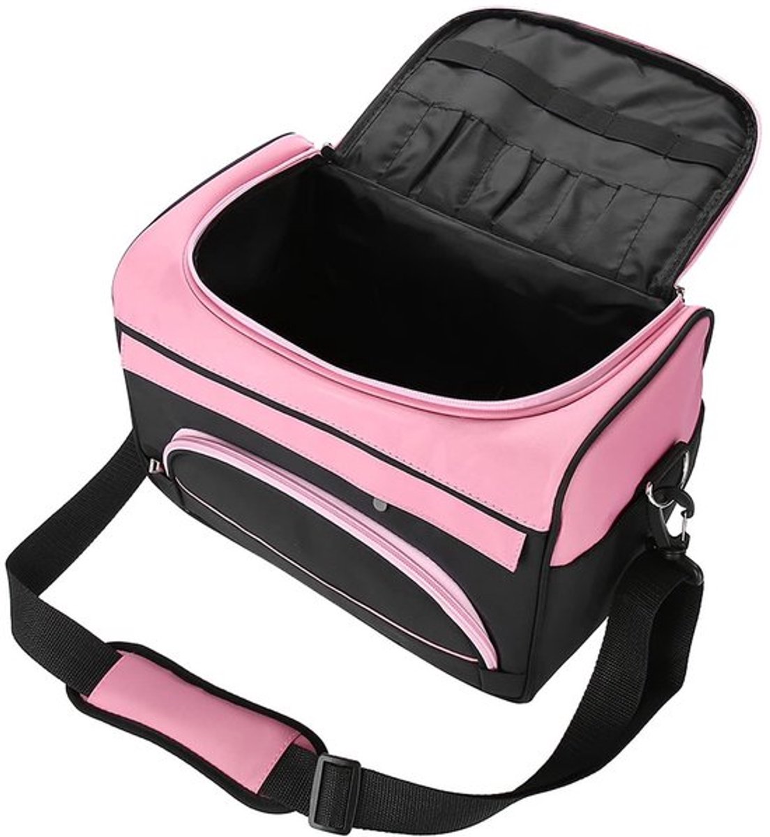 Kapperstas grote capaciteit - Draagbare Salonopbergtas - Professionele Kappersdraagtas - Multifunctionele Tas - Hoogwaardige materialen - 34 x 21 x 25 cm - Cosmeticatas