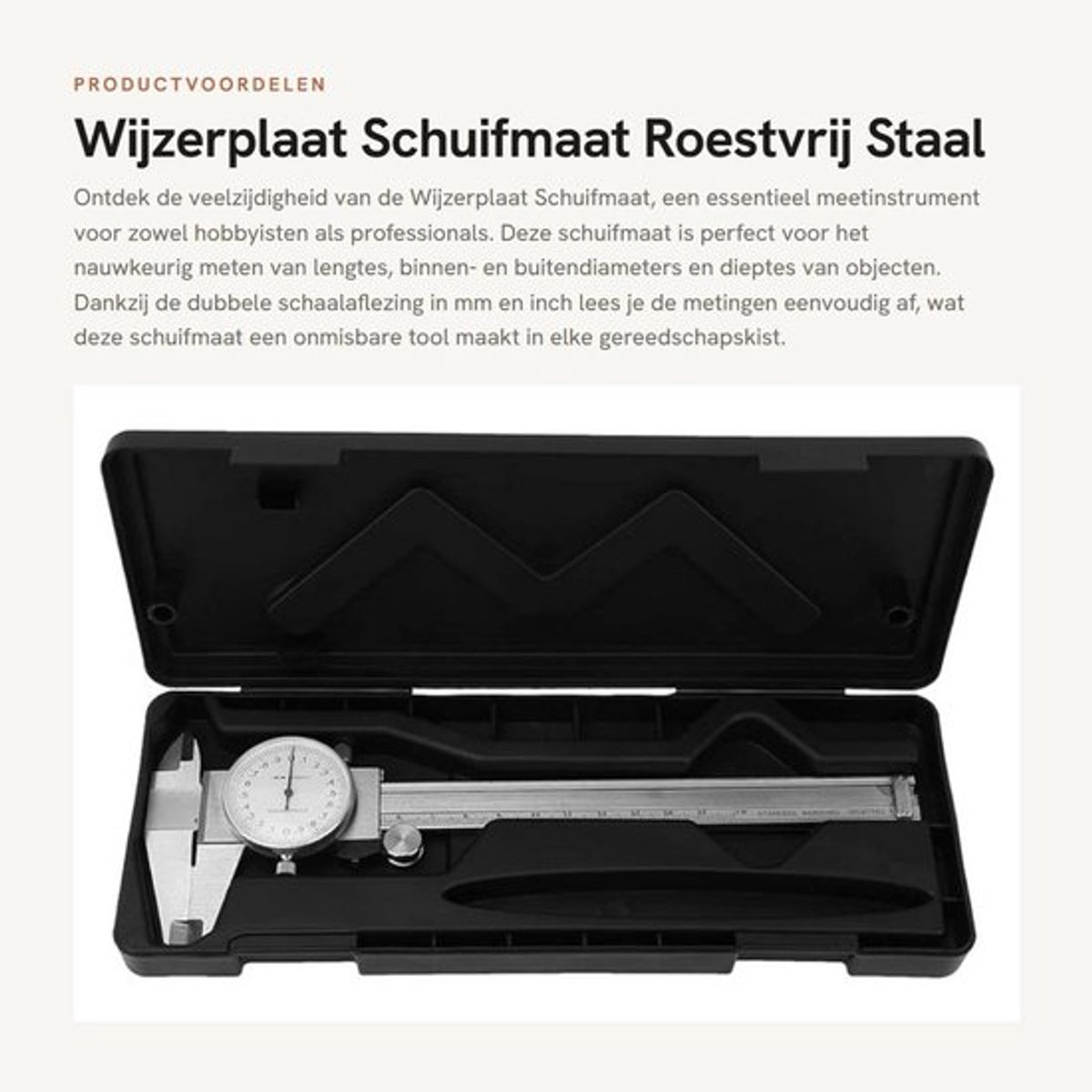 Schuifmaat Roestvrij Staal 0-150mm - Dubbele Schaalaflezing mm/inch - Nauwkeurige Meting - DIY Gereedschap - Hoogwaardige Koolstofstaal - Duurzaam in Gebruik - Caliper