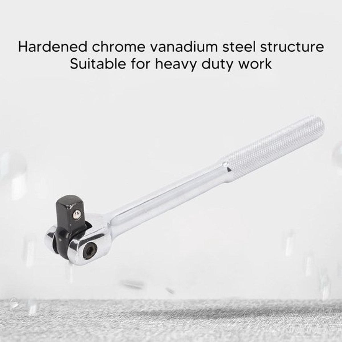 10 Inch Breaker Bar van Chroom Vanadium Staal voor Auto Reparaties - Wiel Moer Sleutel - 1/2 Inch Drive - 180 Graden Drijfsleutel