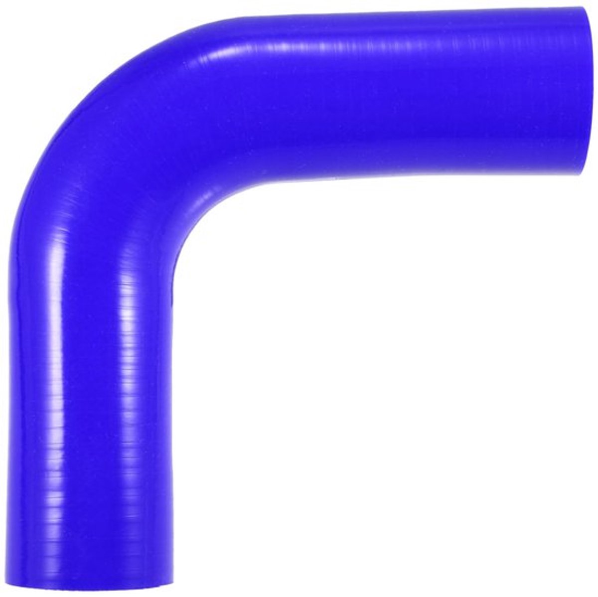 Koppelstuk Universeel 90 Graden - Silicone Slang - Binnendiameter 45mm - Buitendiameter 55mm - Lengte 150mm - Schokbestendig - Siliconenslang