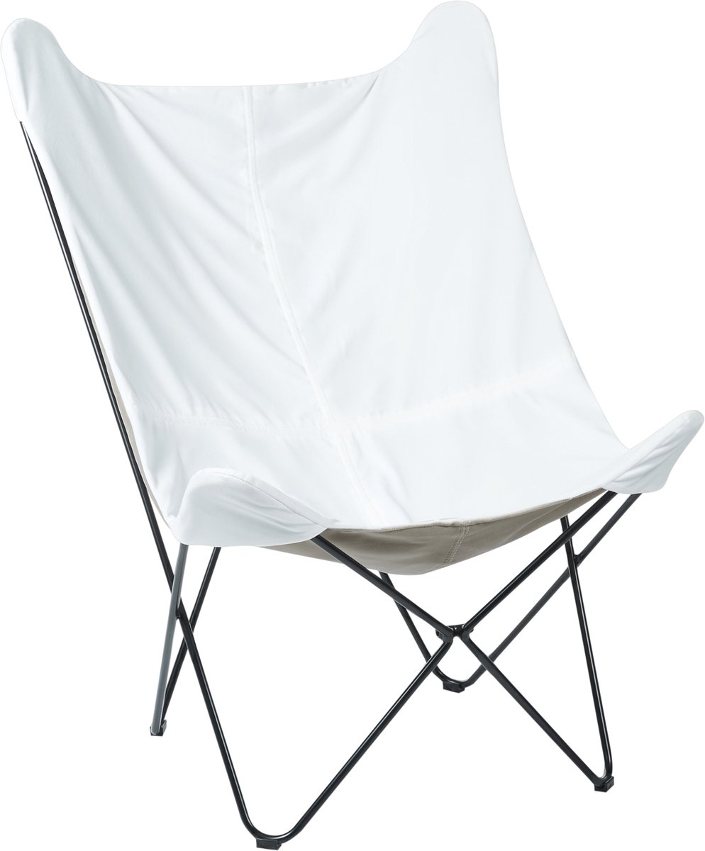 NYBRO - Fauteuil - Wit - Fluweel