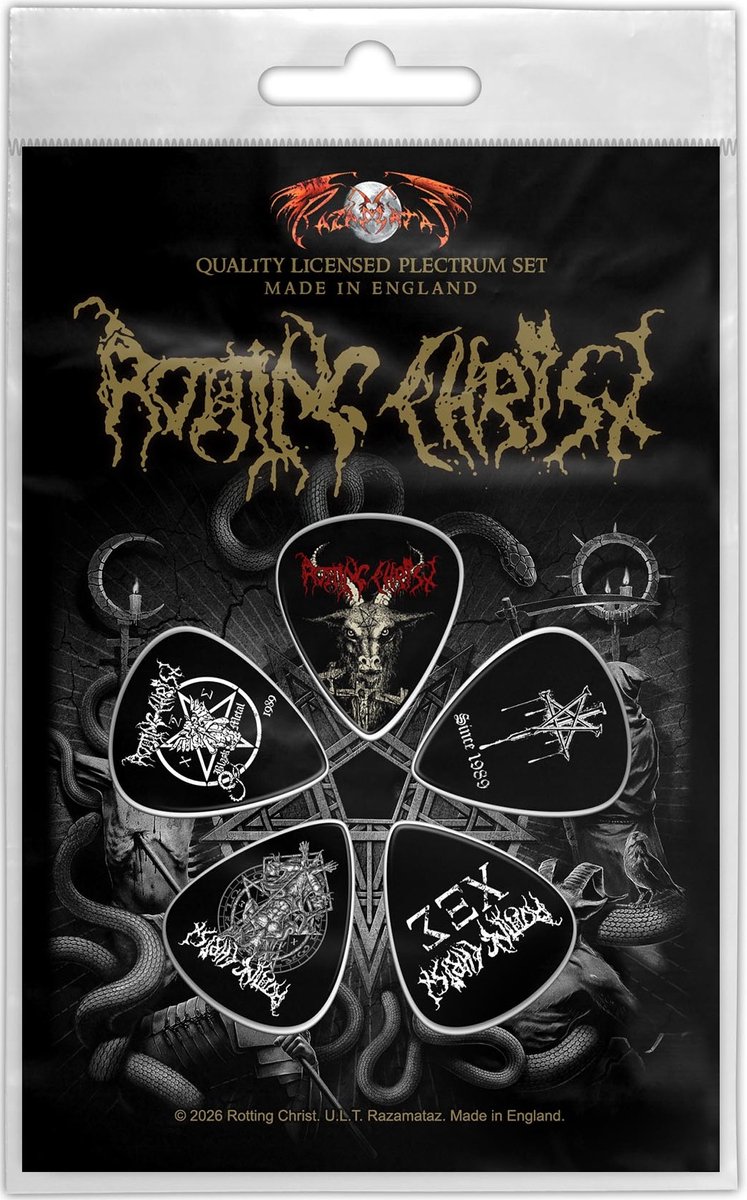 Rotting Christ - 666 - Plectrum - 5-pack 1.00 mm