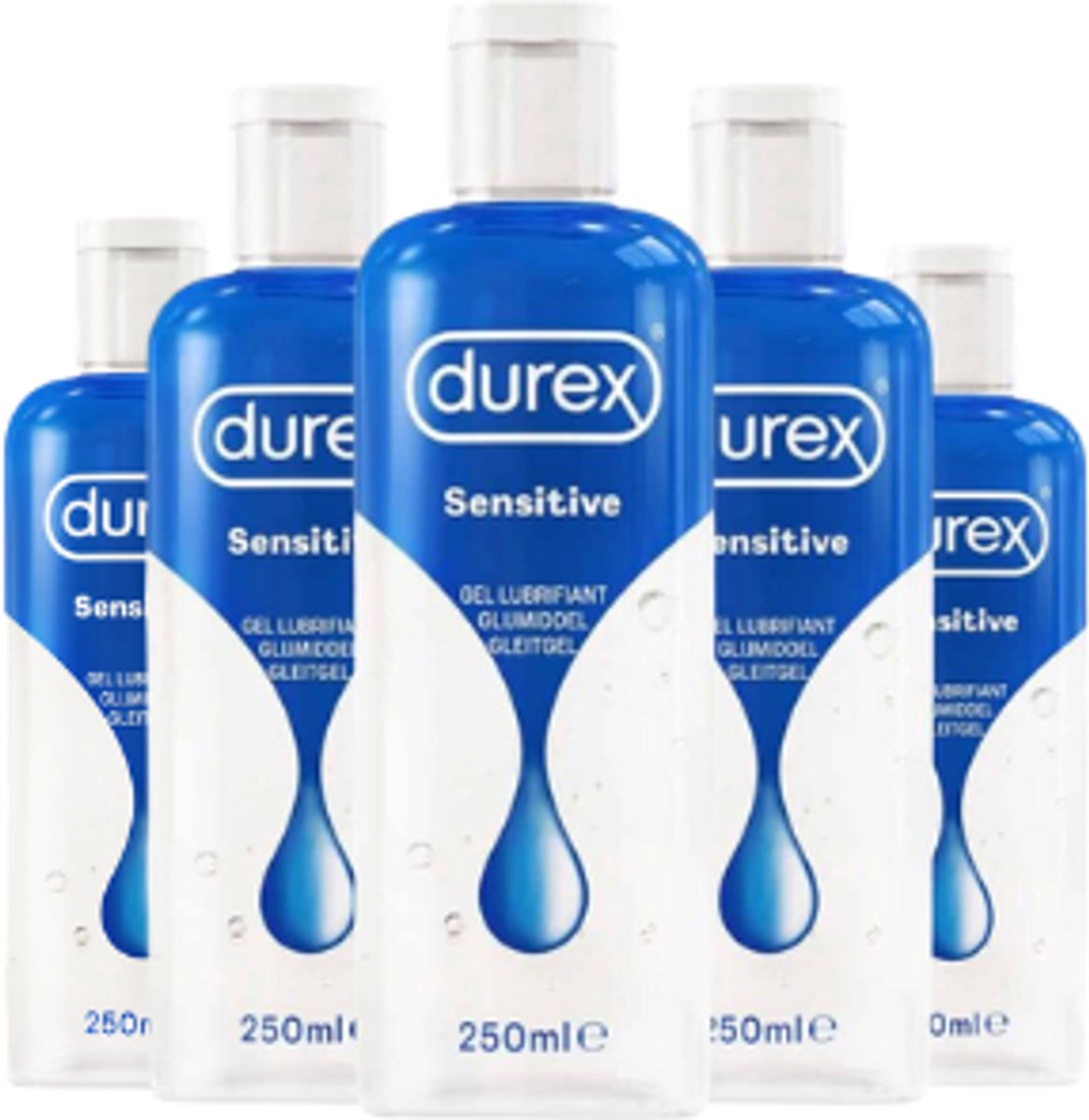 Durex Glijmiddel Sensitive - 250 ml x5