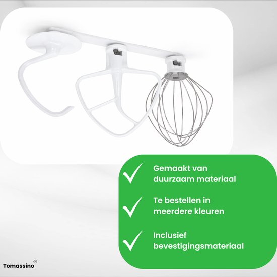kitchenaid Mixkoppen houder - KitchenAid-mixerhouder - Wit - kitchen aid - kitchenaid accesoires - zelfklevend van KitchenAid — afbeelding 4