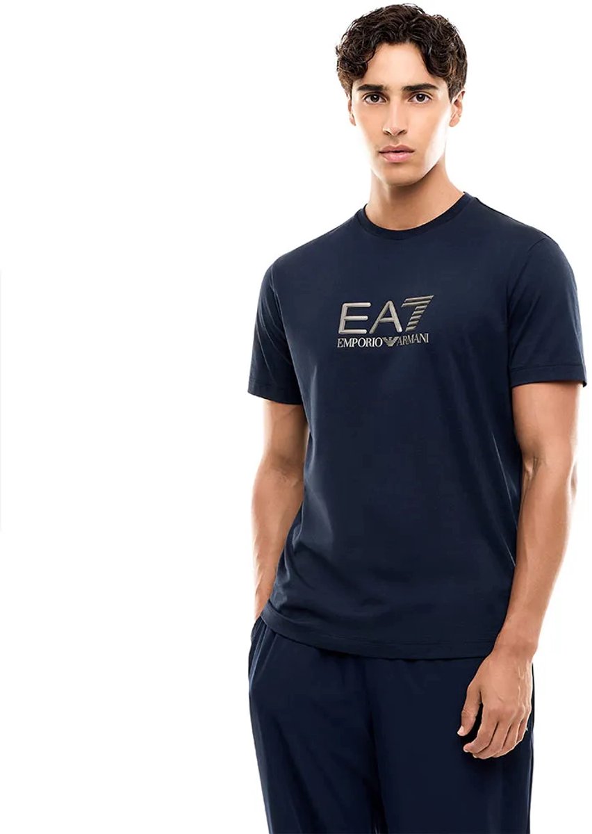 Ea7 Emporio Armani 7m002095_af27714 T-shirt Met Korte Mouwen Blauw L Man