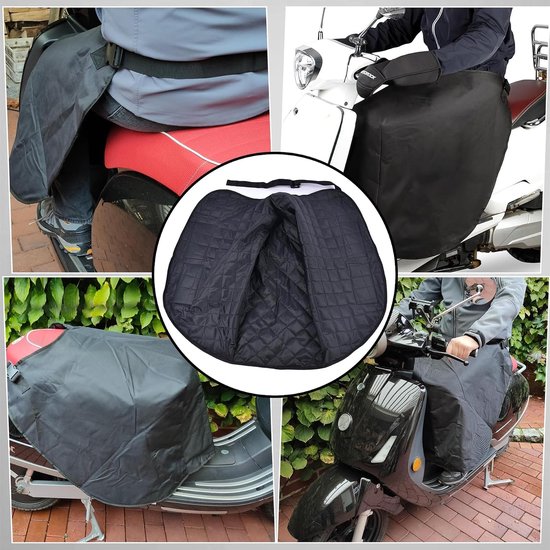 Voetenzak Scooter - Beendeken Motor - Bescherming tegen kou - Waterdicht Oxford-weefsel - Universeel - Grijs — afbeelding 4