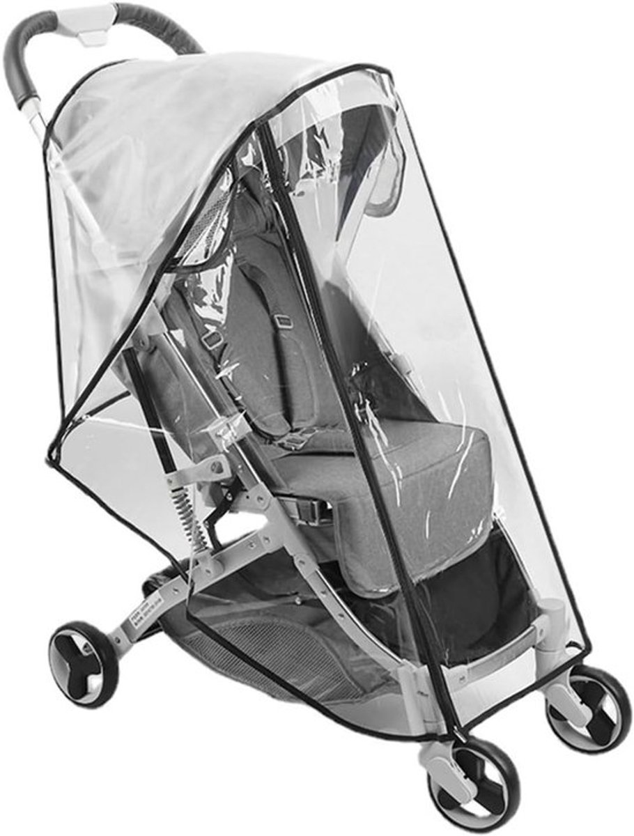 Waterdichte en Winddichte Kinderwagen Regenhoes met Goede Ventilatie en Bescherming tegen Regen en Wind