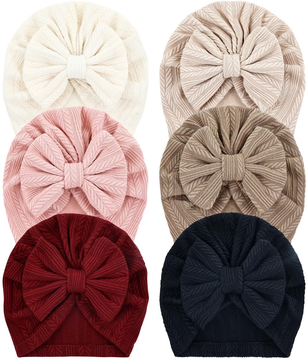 Baby tulband hoeden 0-24 maanden - zachte rekbaarheid - schattige donut knoop - perfect voor pasgeborenen - ShopVlot