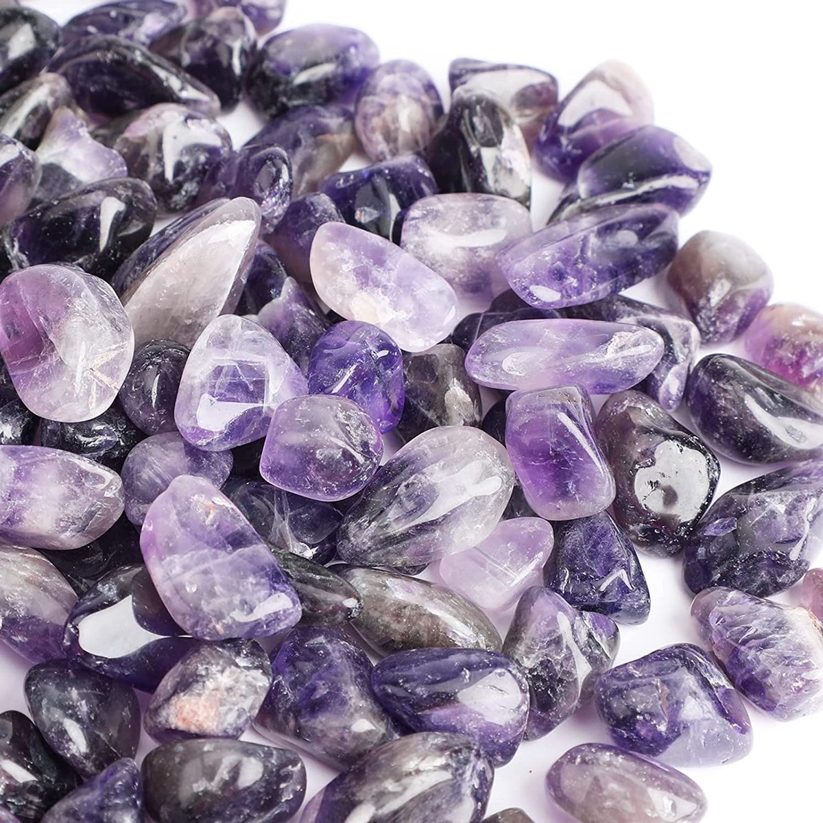 Amethist Gebroken Steen 200g - Natuurlijke Kristallen - Decoratie voor Tuin en Huis - Verbeter je Slaapkwaliteit - ShopVlot