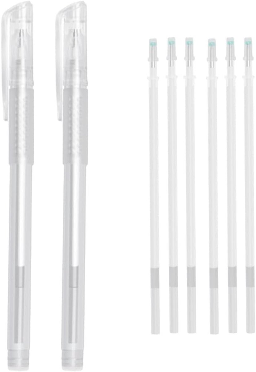 Skinmarkers voor Permanente Makeup - 2 Stuks met 6 Navullingen - Precisie voor Ogen en Lippen - ShopVlot