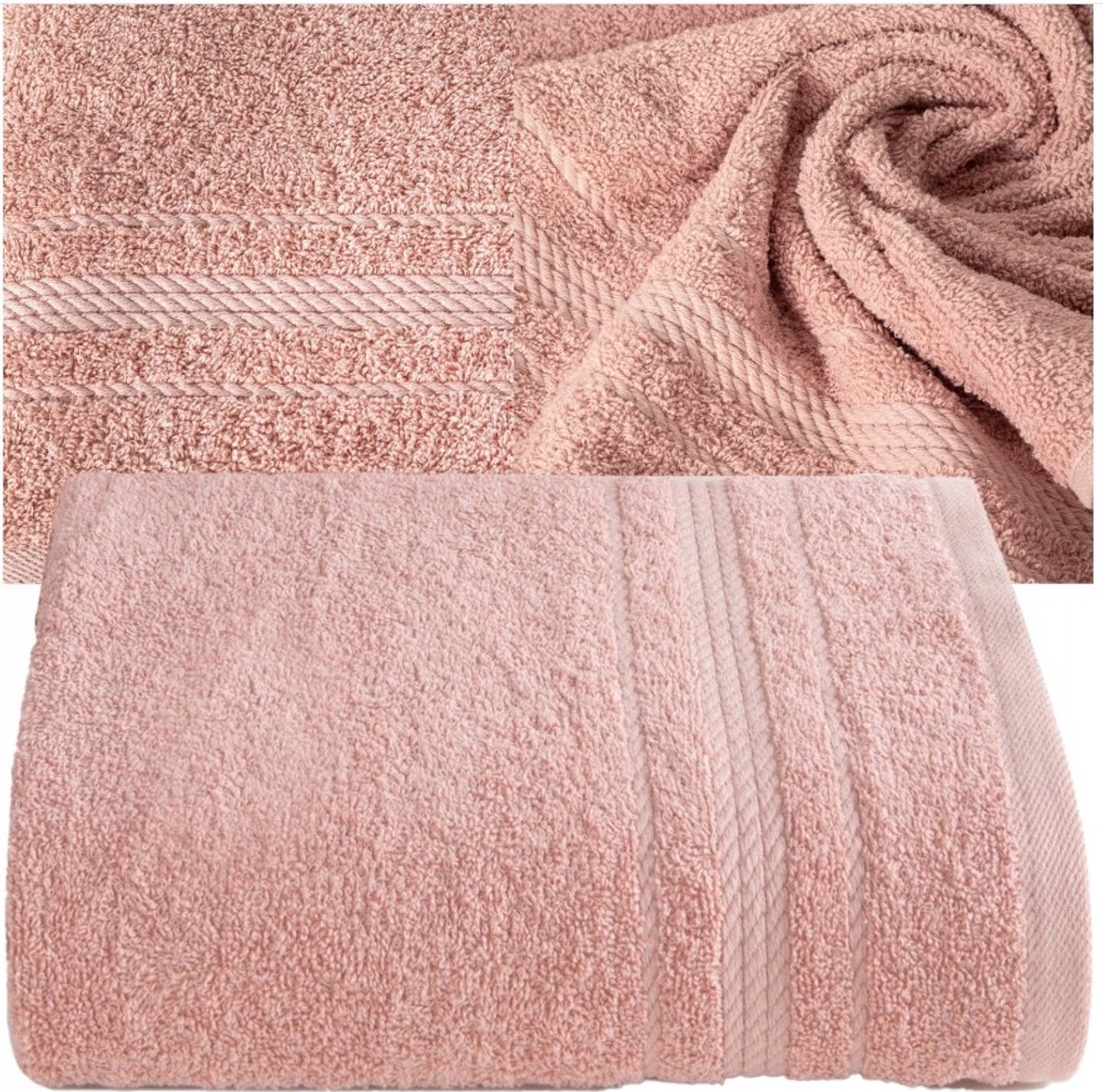 Badhanddoek 50x90 cm 450g/m² - Zacht Roze