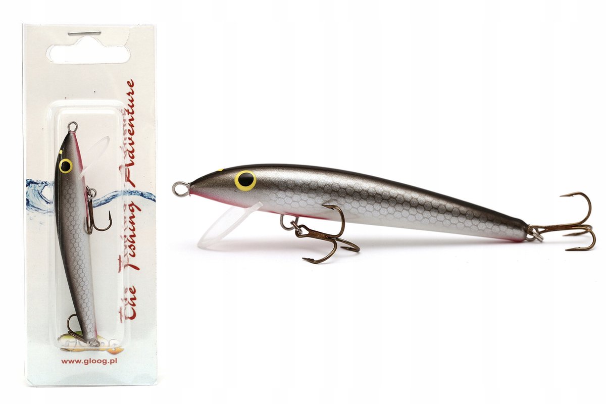 Merkloos Wobbler 8 cm - Ideaal voor Zalmforel en Snoekbaars